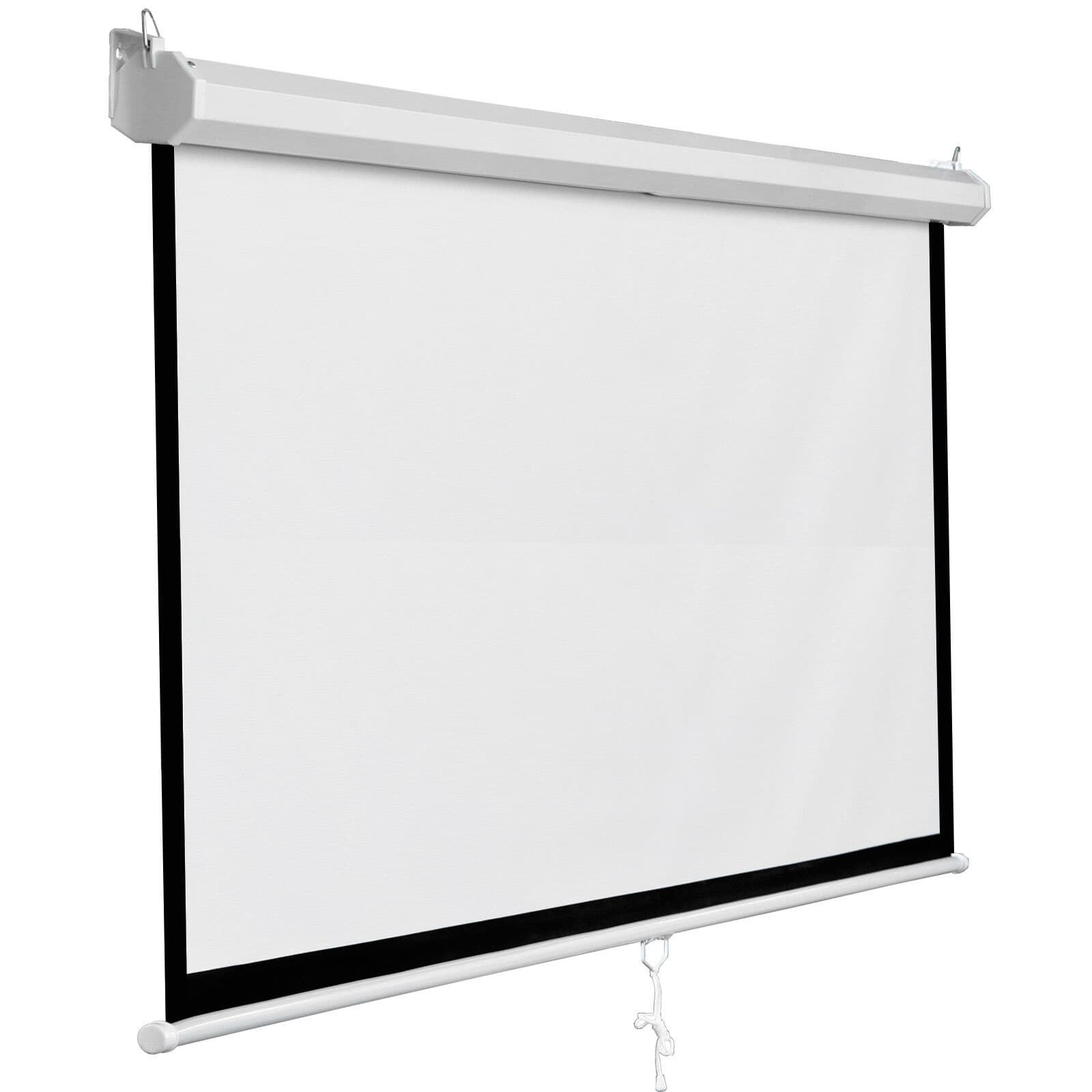 84 Manual Pull Down Projector Screen 186x105cm 1